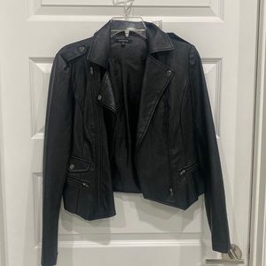 Faux leather jacket
